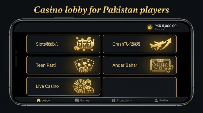Lobby view of bba777 for Pakistan users - 4